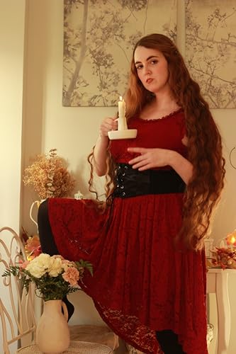 Vintage Black Waspie Corset Waist Cincher Belt