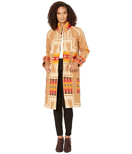 1930's Archive Coat: Tan Harding Jacquard - Women's