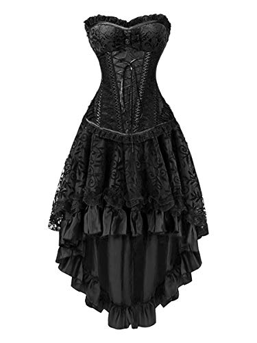 Sexy Masquerade Steampunk Gothic Burlesque Costume Set