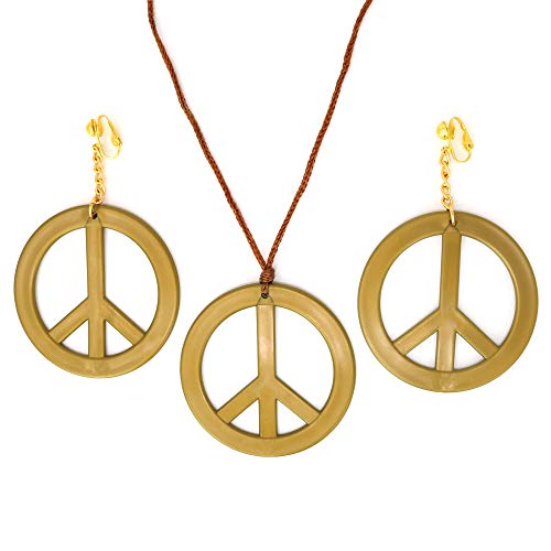 1960's Hippie Peace Jewelry Set