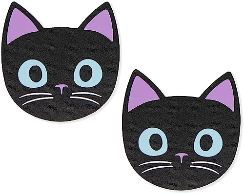 Black Cat Kitty Nipple Covers for Vintage/Retro Outfits