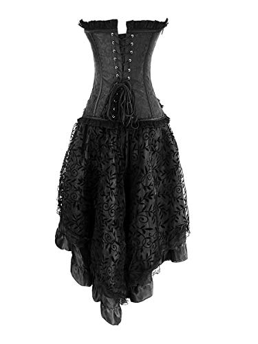 Sexy Masquerade Steampunk Gothic Burlesque Costume Set