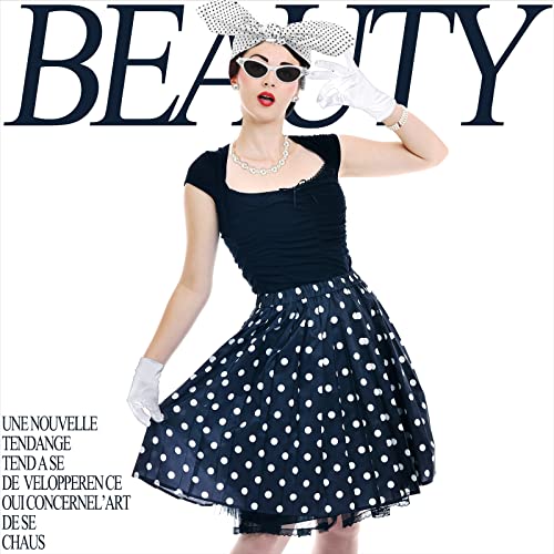 Retro 1950's Women's Costume Accessories Set (White)