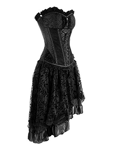Sexy Masquerade Steampunk Gothic Burlesque Costume Set