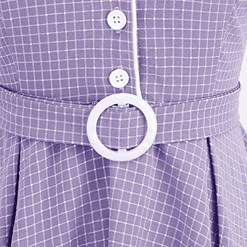 1950s Vintage Retro Peter Pan Swing Dress