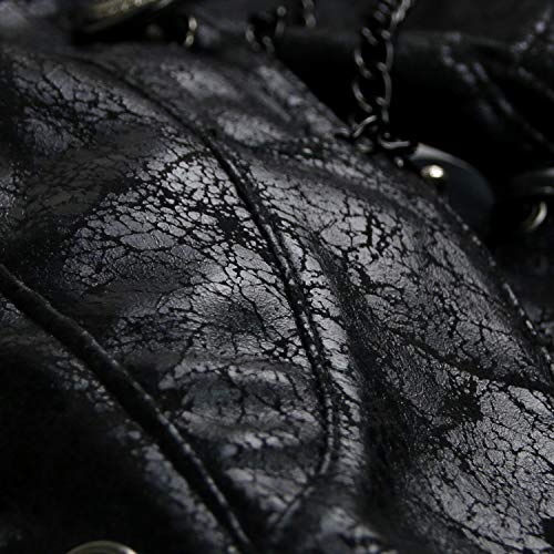 Charmian Steampunk Gothic Lace Shawl Jacket Red/Black Vintage