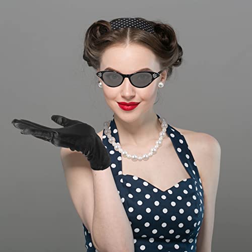 Retro 1950's Women's Costume Accessories Set (White)