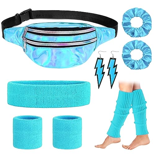 80s Neon Dance Party Accessories Set for 1980s Theme
