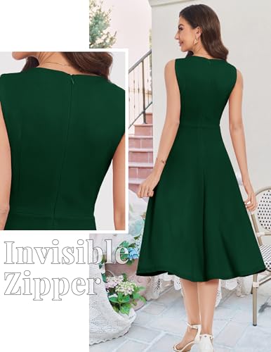 1940s Vintage A-Line Swing Dress - Tea Party Style