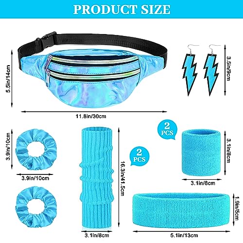 80s Neon Dance Party Accessories Set for 1980s Theme