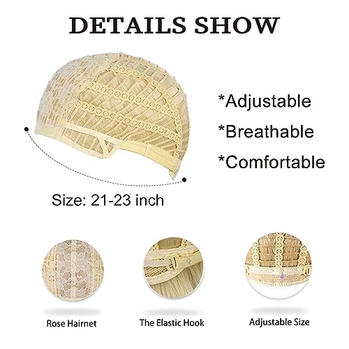 Blonde Retro Curly Wig for Halloween Costume