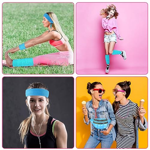 80s Neon Dance Party Accessories Set for 1980s Theme