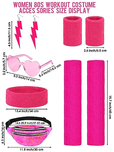 Vintage 80s/90s Workout Costume Set - 8 Pieces
