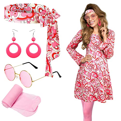70s 80s Hippie Costume Accessories for Women