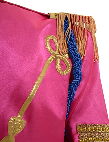 1960's British Pop-Star Men's Cosplay Jacket - Pink (L)