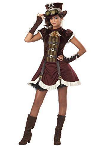 Steampunk Girl Costume for Tweens - Large