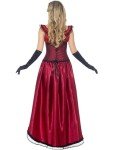 Deluxe Western Brothel Babe Costume, Burgundy, Size S