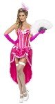 Smiffys Pink Burlesque Dancer Costume - Size Medium