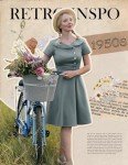 Vintage 1950s Audrey Hepburn Cocktail Swing Dress