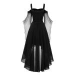 Plus Size Vintage Witch Dress with Butterfly Sleeves