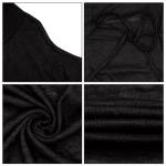 Gothic Sleeveless Hooded Midi Dress for Women