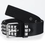 Black Studded Gothic Belt for Y2K Style