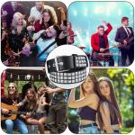 Black Studded Gothic Belt for Y2K Style