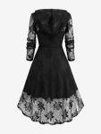Plus Size Gothic Witch Costume Set for Halloween