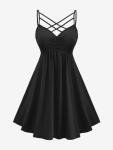 Plus Size Gothic Witch Costume Set for Halloween