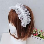 Vintage Lace Headband for Gothic Tea Party