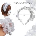 Vintage Lace Headband for Gothic Tea Party