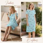 Gothic Pumpkin Halloween Nightgown for Women