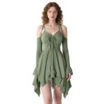 Renaissance Fairy Off Shoulder Gothic Dress