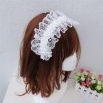 Vintage Lace Headband for Gothic Tea Party