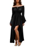 Scarlet Darkness Off-Shoulder Gothic Renaissance Dress