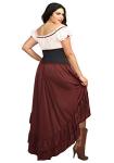 Plus Size Vintage Saloon Girl Costume - 2X