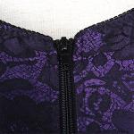 Purple Saloon Girl Corset Dress with Skirt