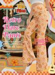 70s Bell Bottom Flare Pants - Vintage Boho Disco Trousers