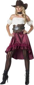 Vintage Western Style Women's Dress, Medium Size