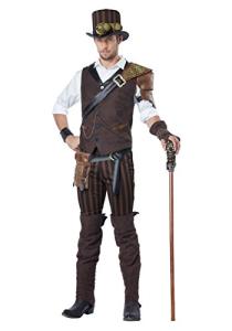 Steampunk Adventurer Costume for Adults Size Large