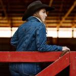 Wrangler womens Retro Sherpa Lined Jacket, Denim, Medium US