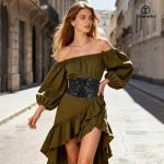 Women's Lace-Up Corset Waist Belt for Vintage Dresses