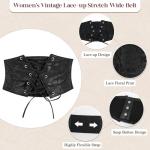 Women's Lace-Up Corset Waist Belt for Vintage Dresses