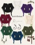 Gothic Off-Shoulder Bell Sleeve Peplum Top