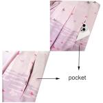 Girstunm Vintage Floral A-line Skirt with Pockets, L