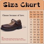 Gothic Mary Jane Oxford Shoes for Women - Brown