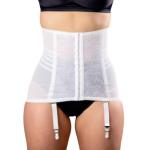 White Women's Vintage Waist Cincher, 2XL (34)