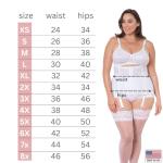White Women's Vintage Waist Cincher, 2XL (34)