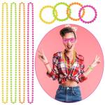 80s Retro Women's Accessories Set - Pink