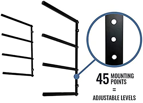 Adjustable Wall-mounted Storage Rack for Paddleboards & Kayaks